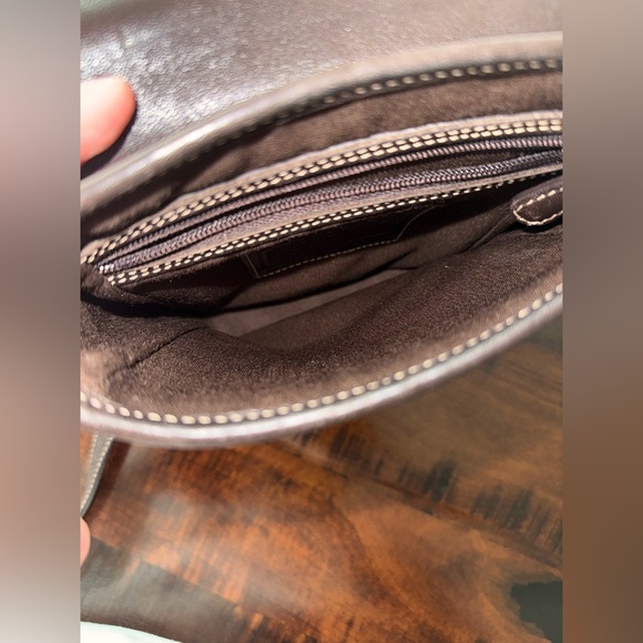 Coach Brown Leather Crossbody Bag #7775 - Picture 7 of 7
